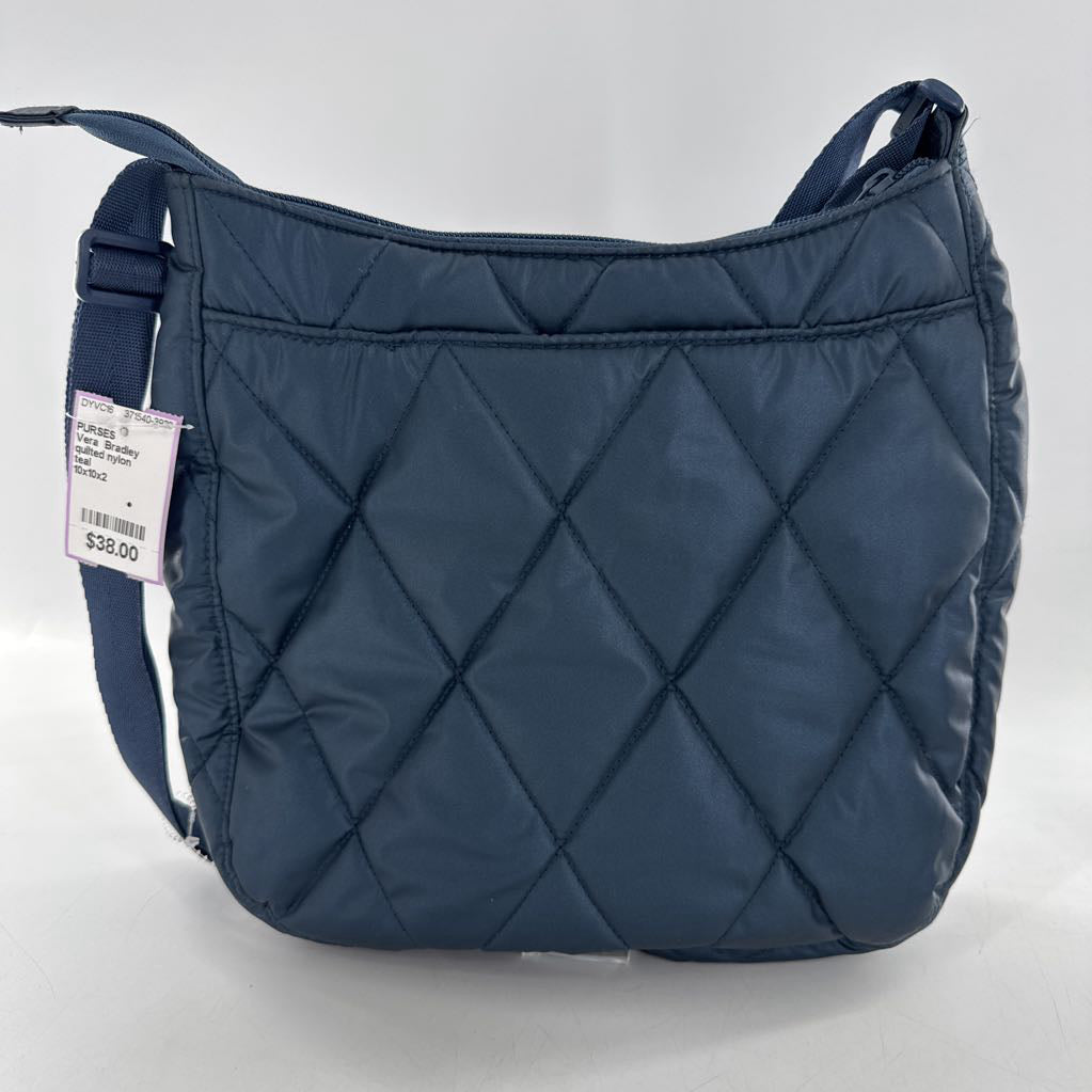 quilted nylon shoulder bag/crossbody