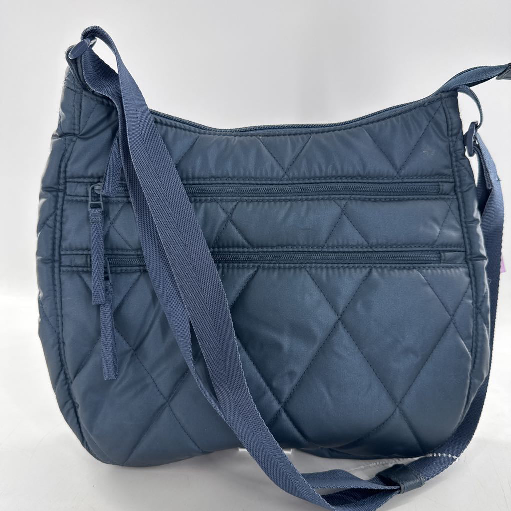 quilted nylon shoulder bag/crossbody