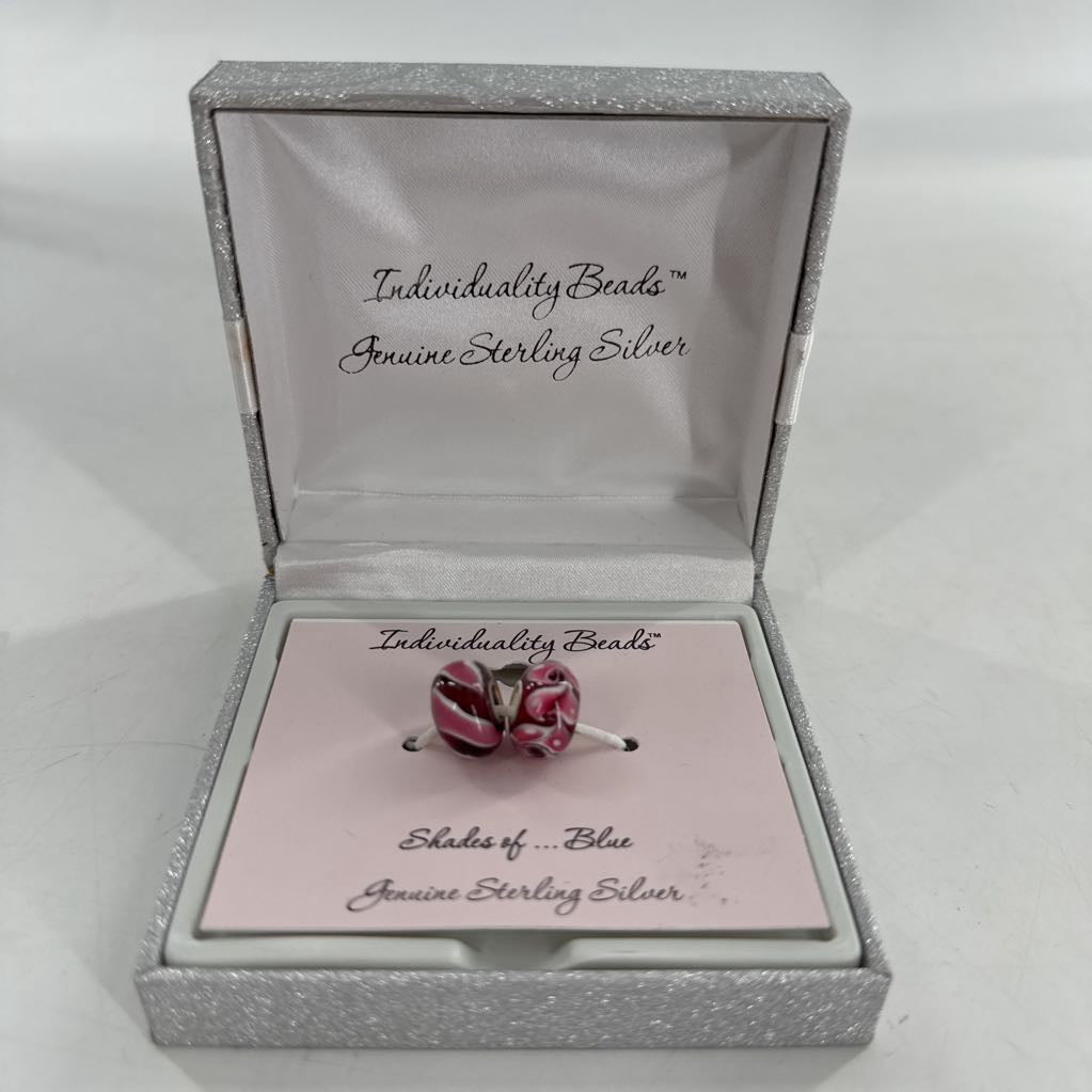 pink & maroon charms