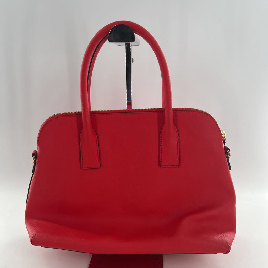 stripe dome satchel
