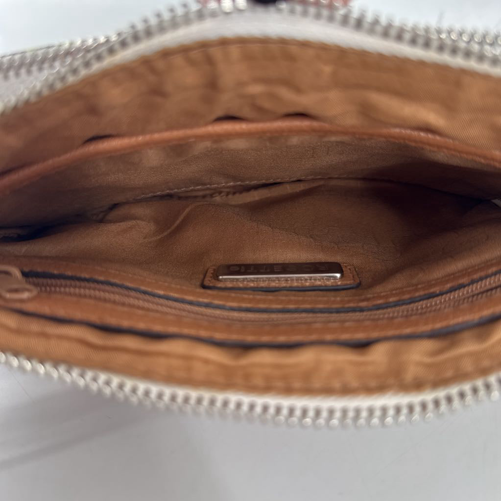 butterfly double zip crossbody