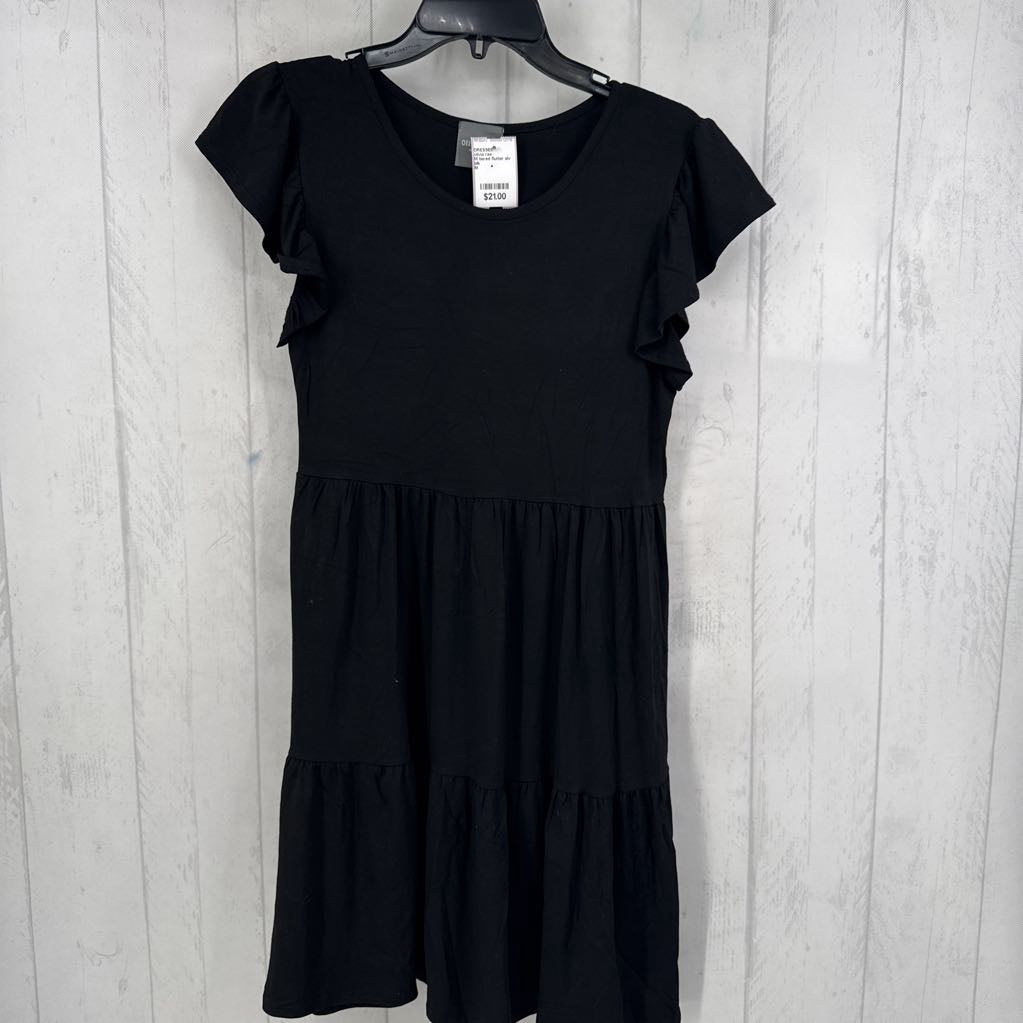 M tiered flutter slv dress