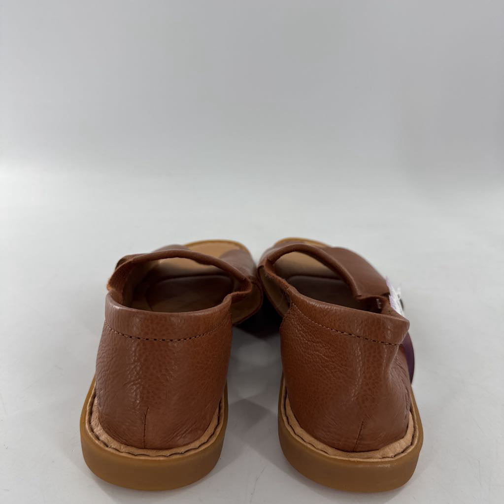 8 leather open toe sandals
