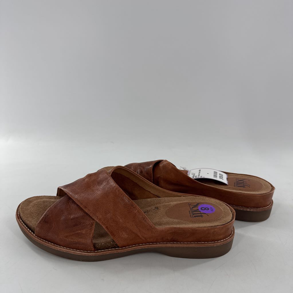 8 criss-cross slide sandals