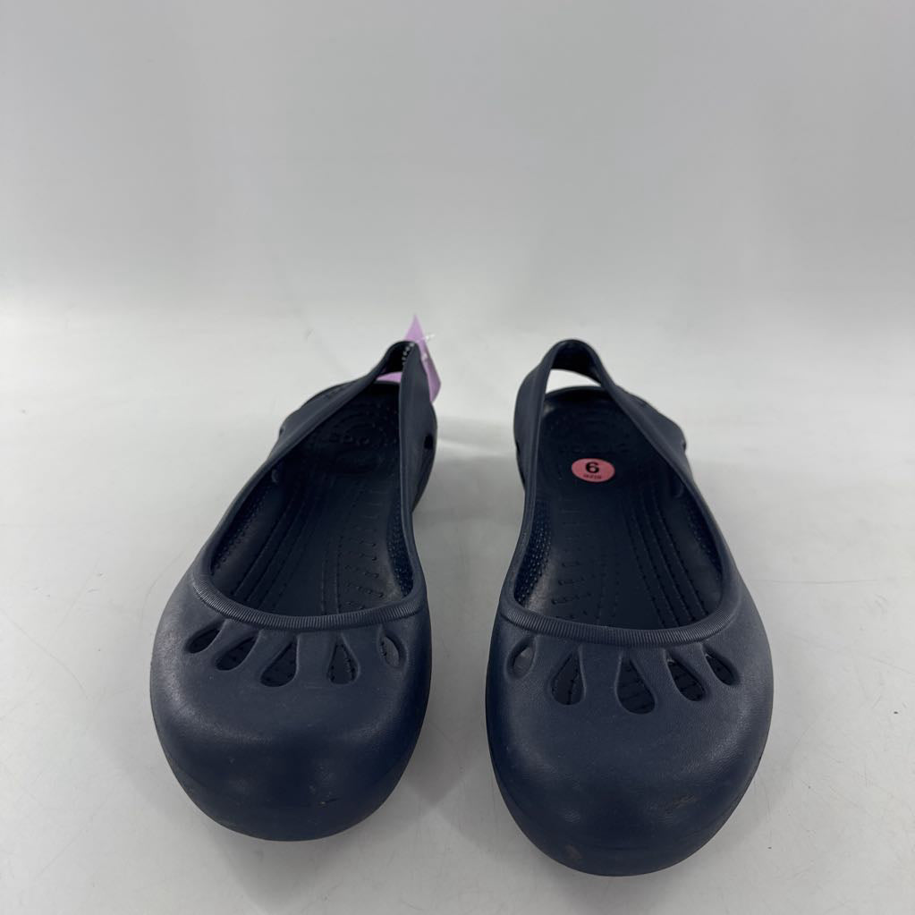 9 sling back slip on flats
