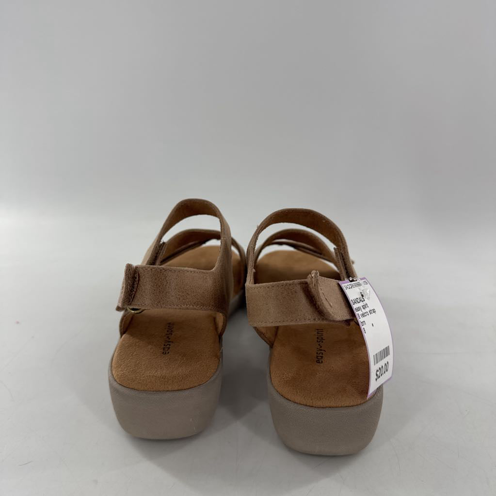 8 velcro strap wedge sandals