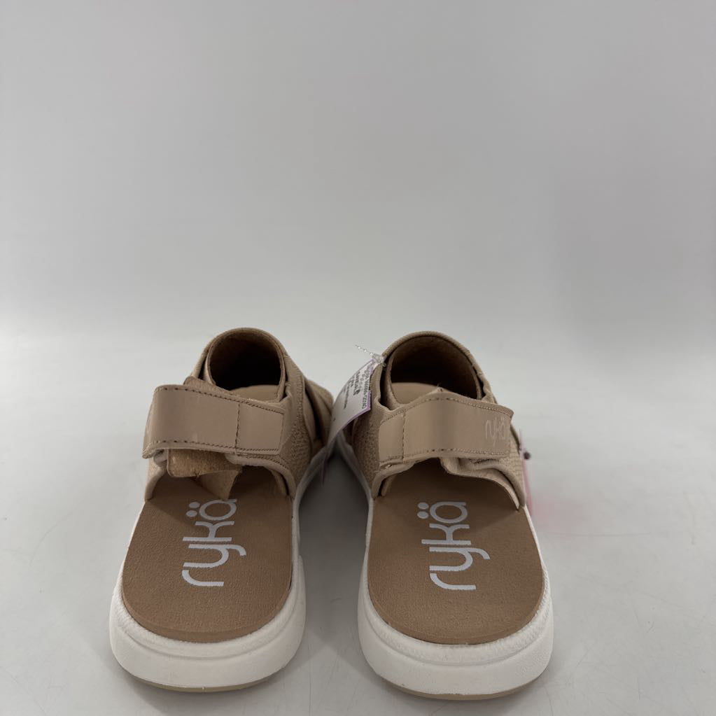 8 breathable stretch-knit upper sling back sandals