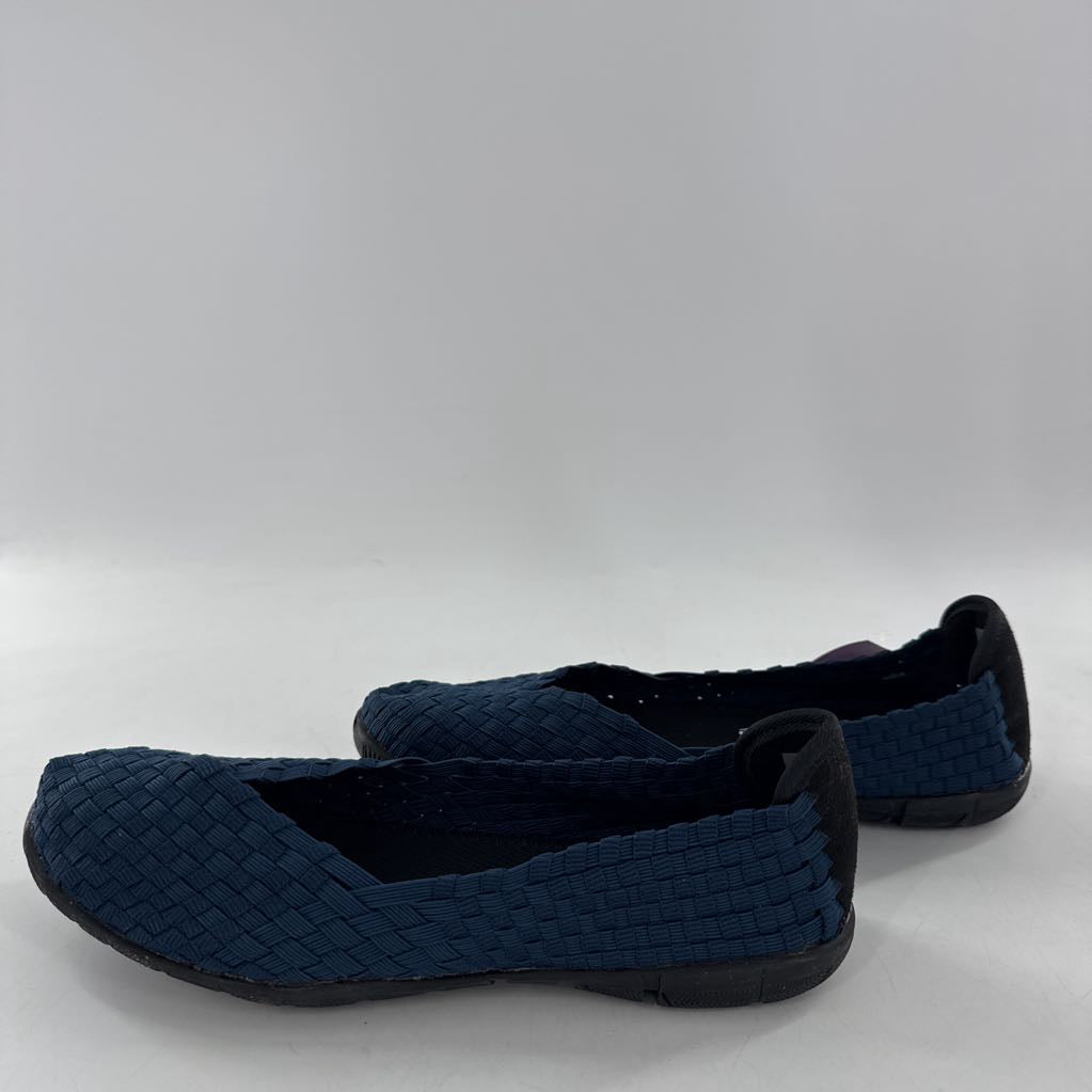 8 woven slip on flats