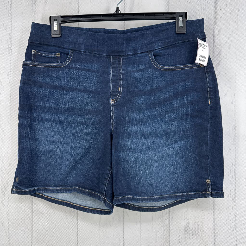 14 pull-on jean shorts