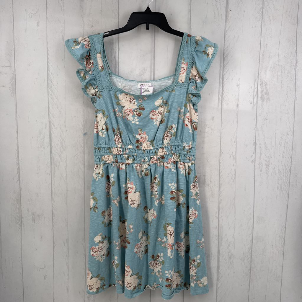 L flo print flutter slv dress