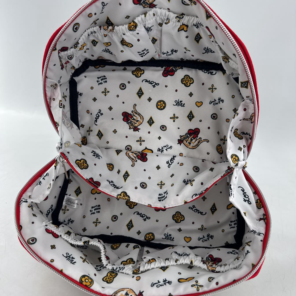 2pc wild love cosmetic bag