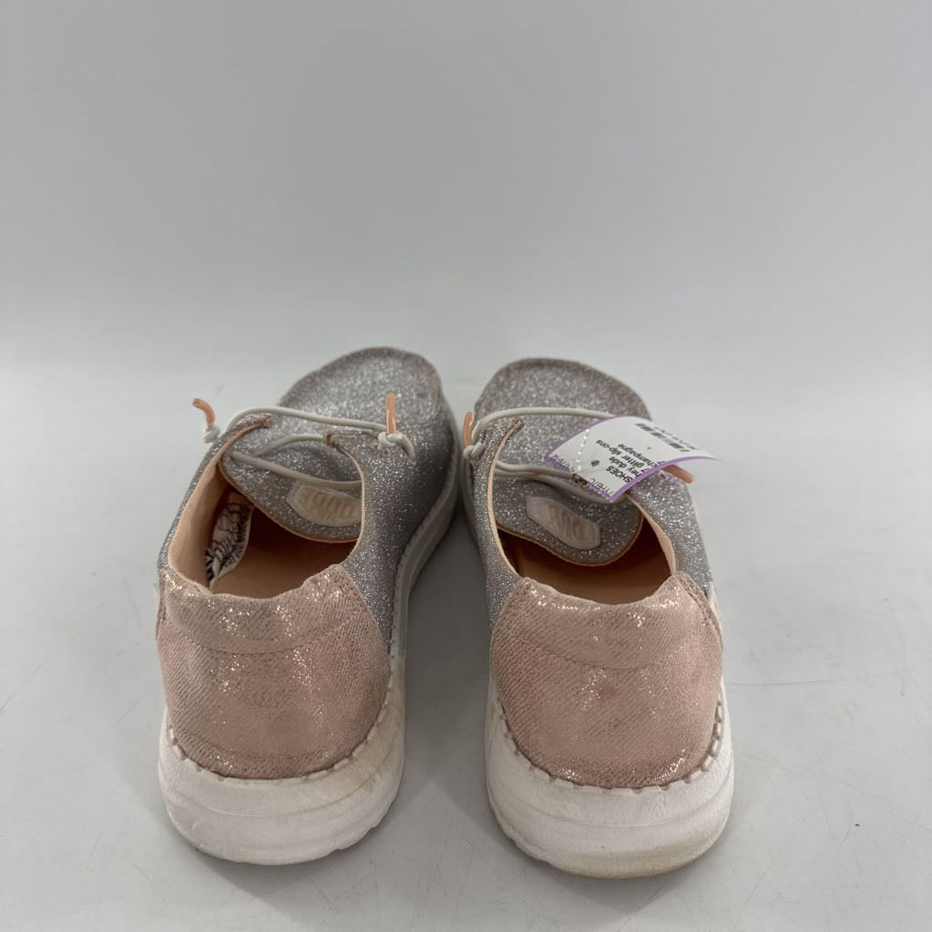 7 glitter slip-ons