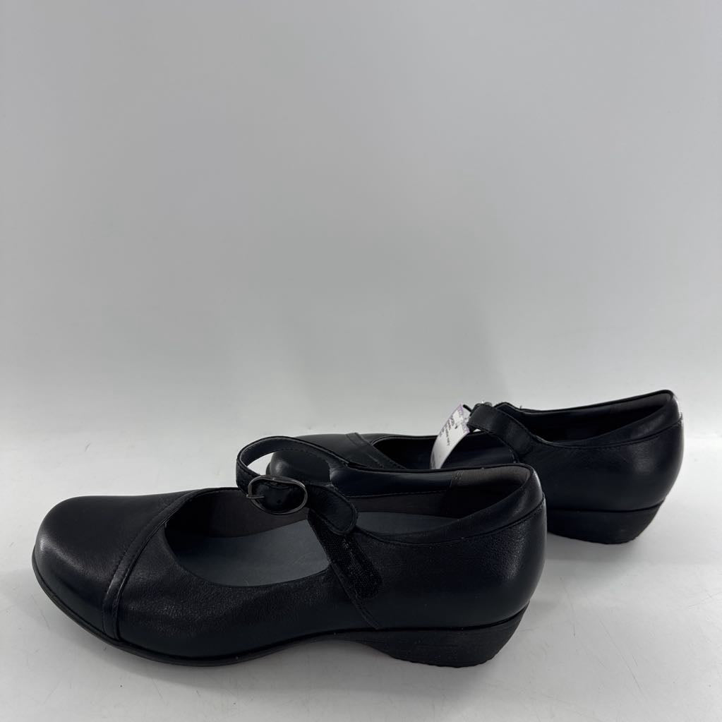 9.5 leather mary-janes