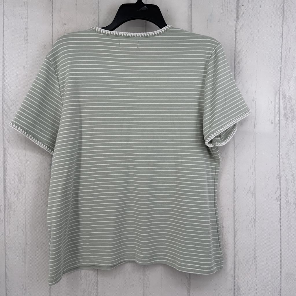 XL s/s stripe top
