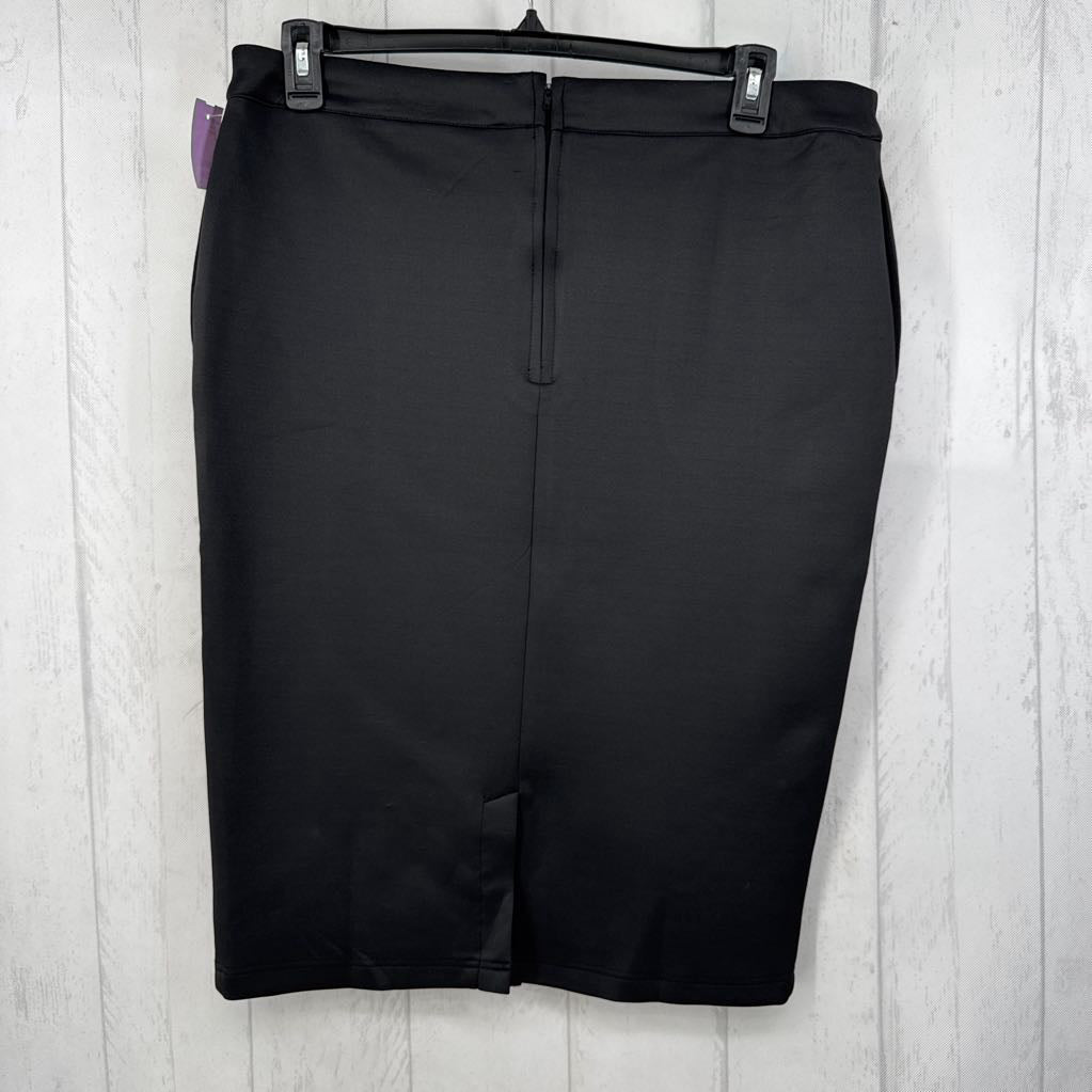 L stretch knit pencil skirt
