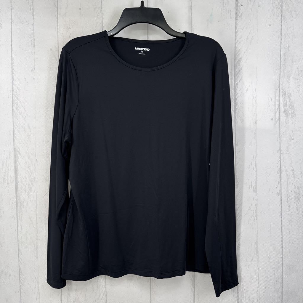 XL round neck l/s top
