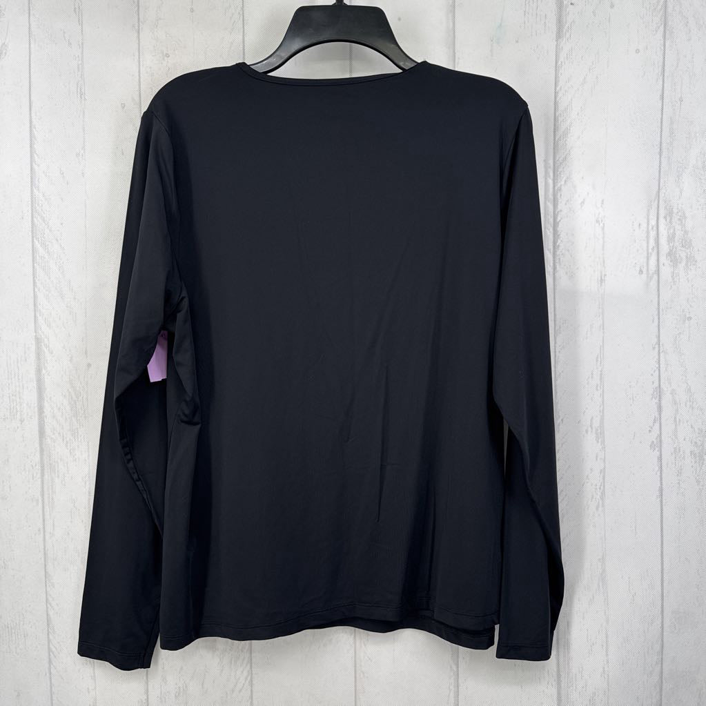 XL round neck l/s top