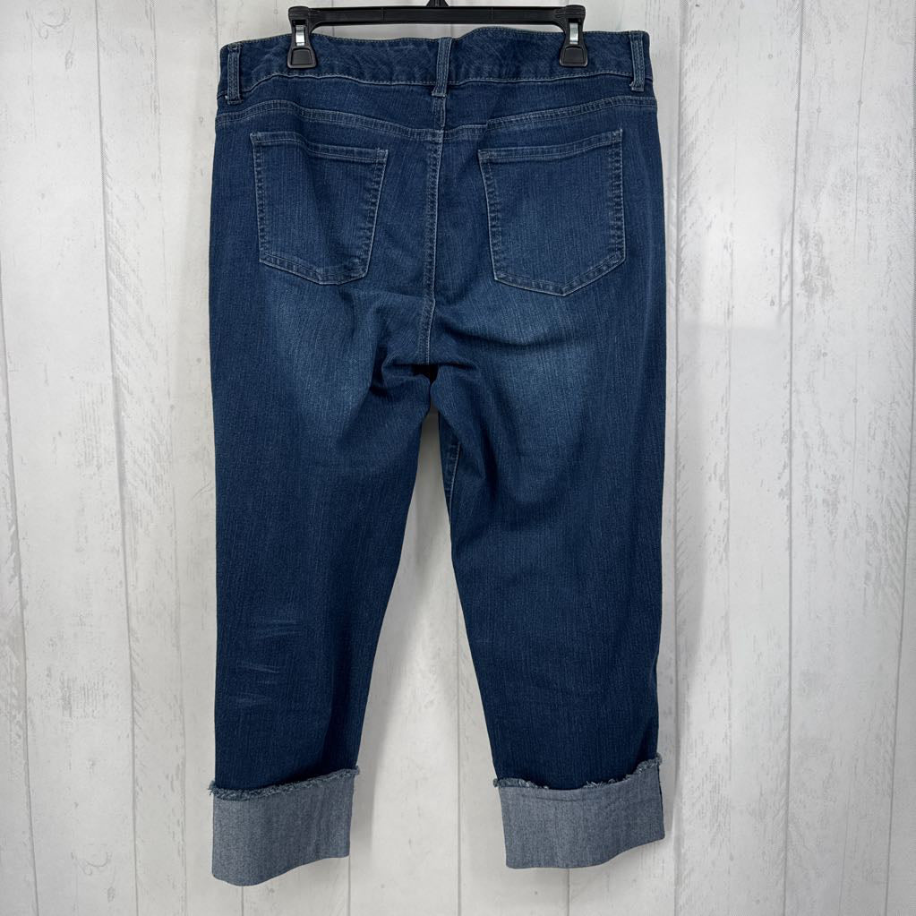 16 denim capris