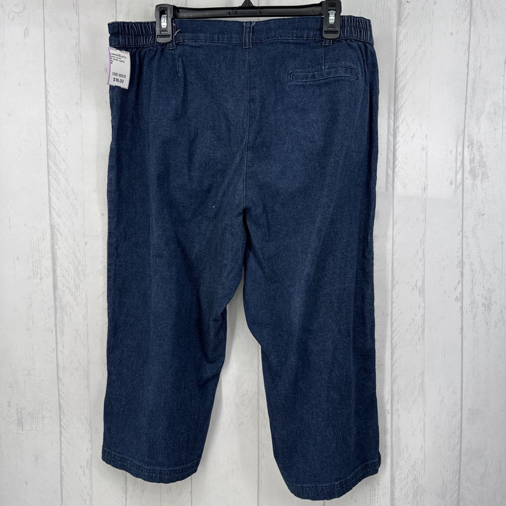 16 denim capris