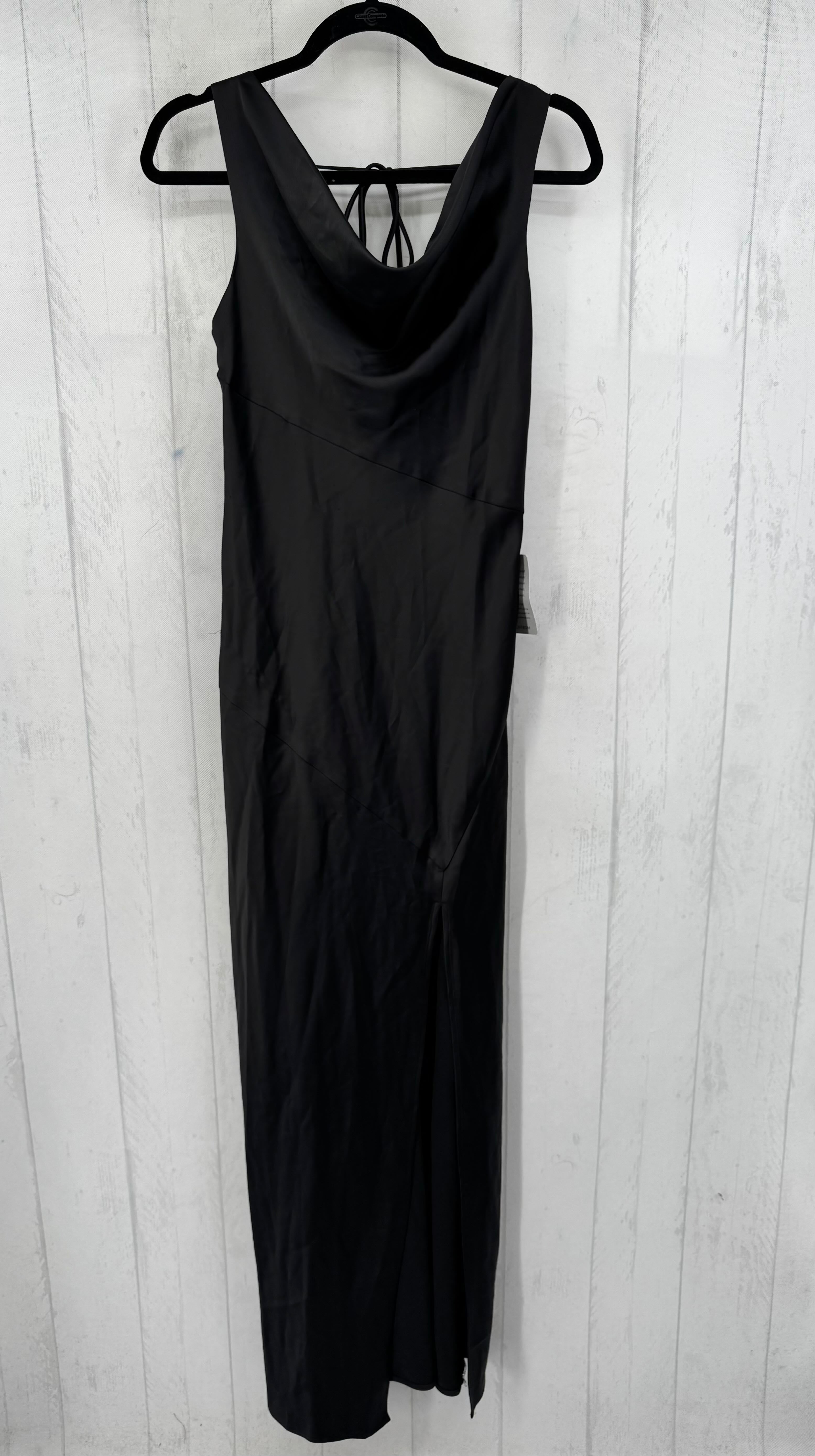 XS cowl neck open back slvls dress