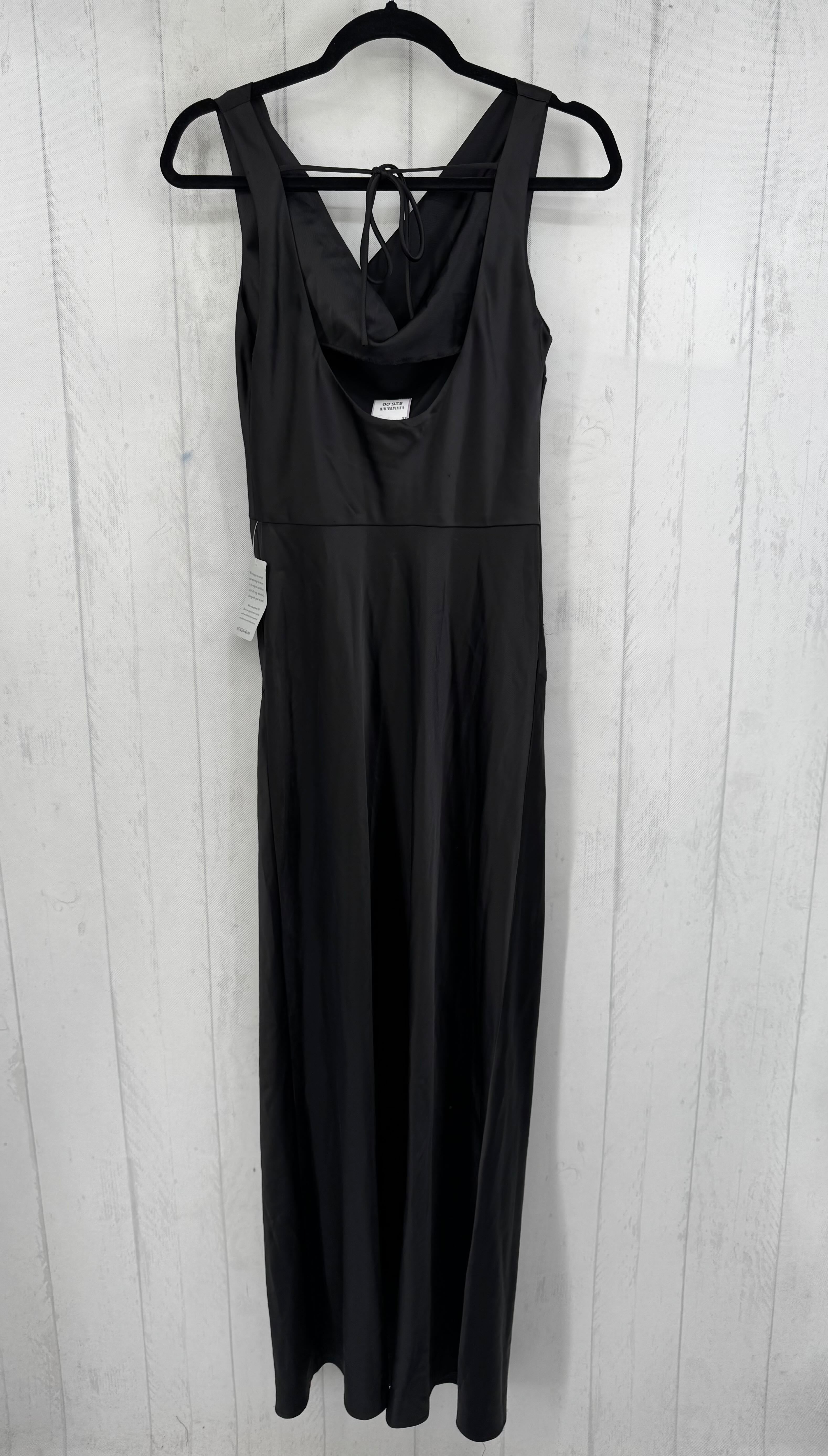 XS cowl neck open back slvls dress