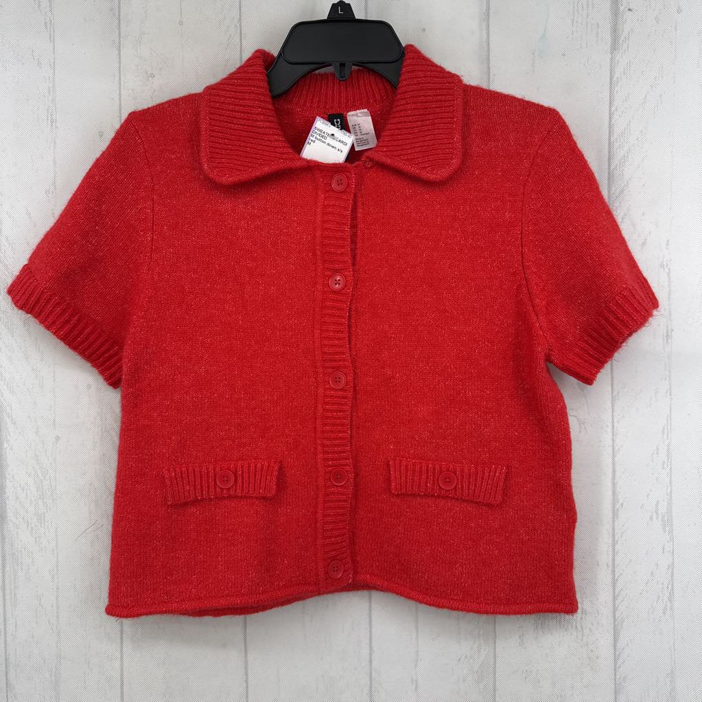 M button down s/s sweater