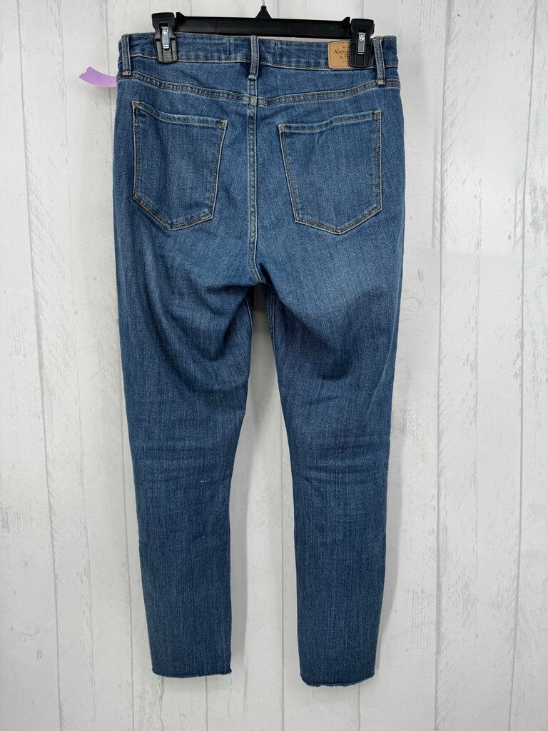 8 hi-rise skinny ankle jean