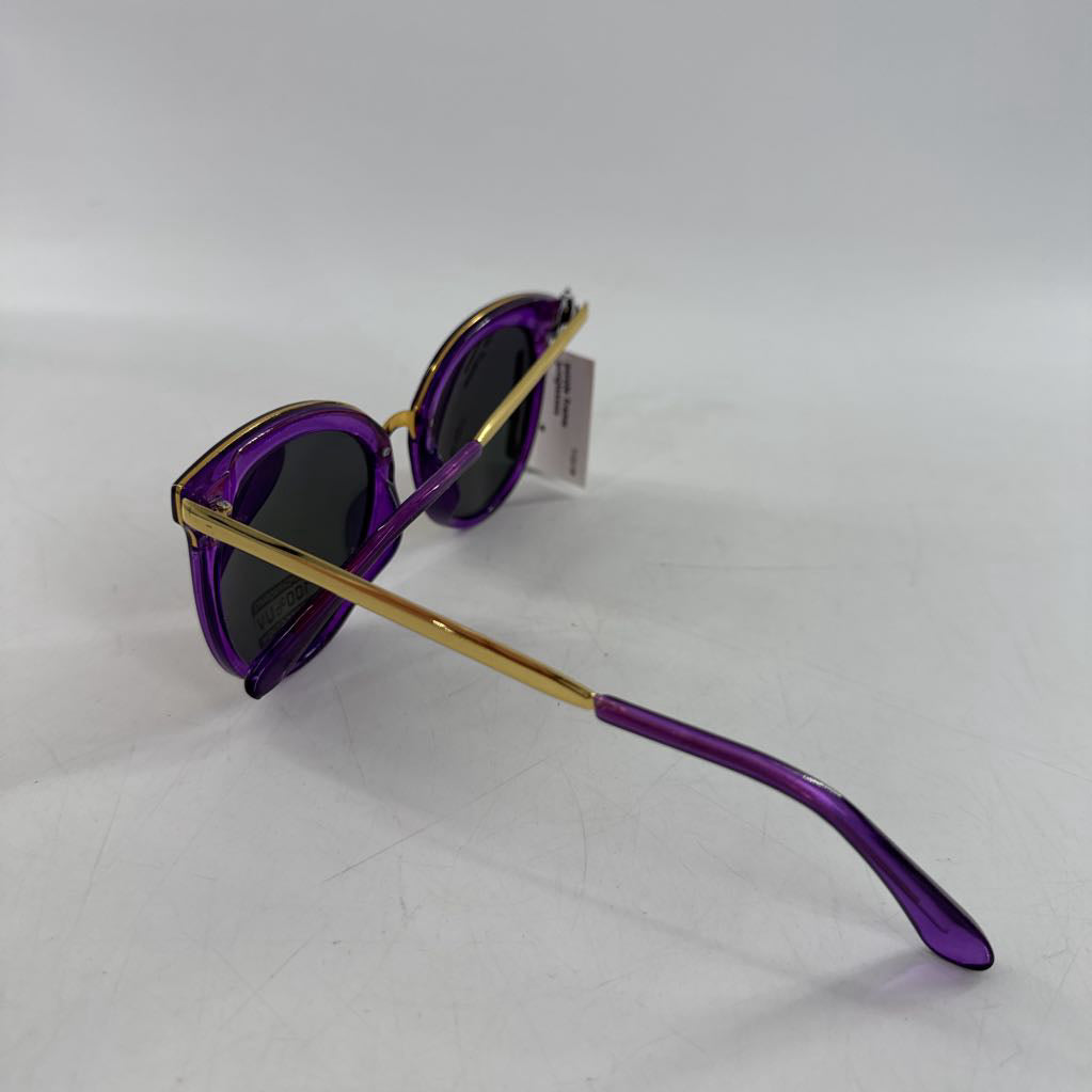 purple frame sunglasses