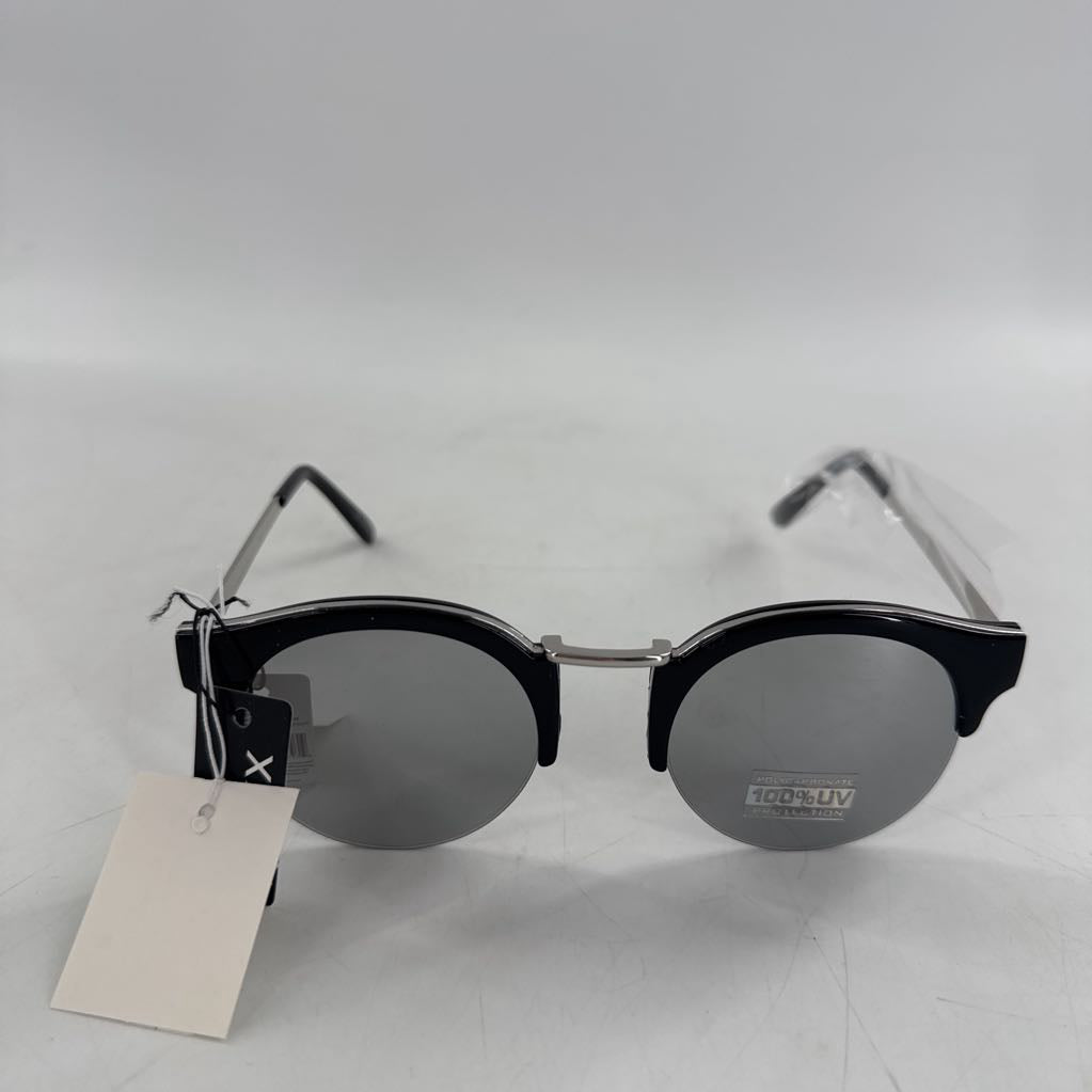 black & silver frame sunglasses