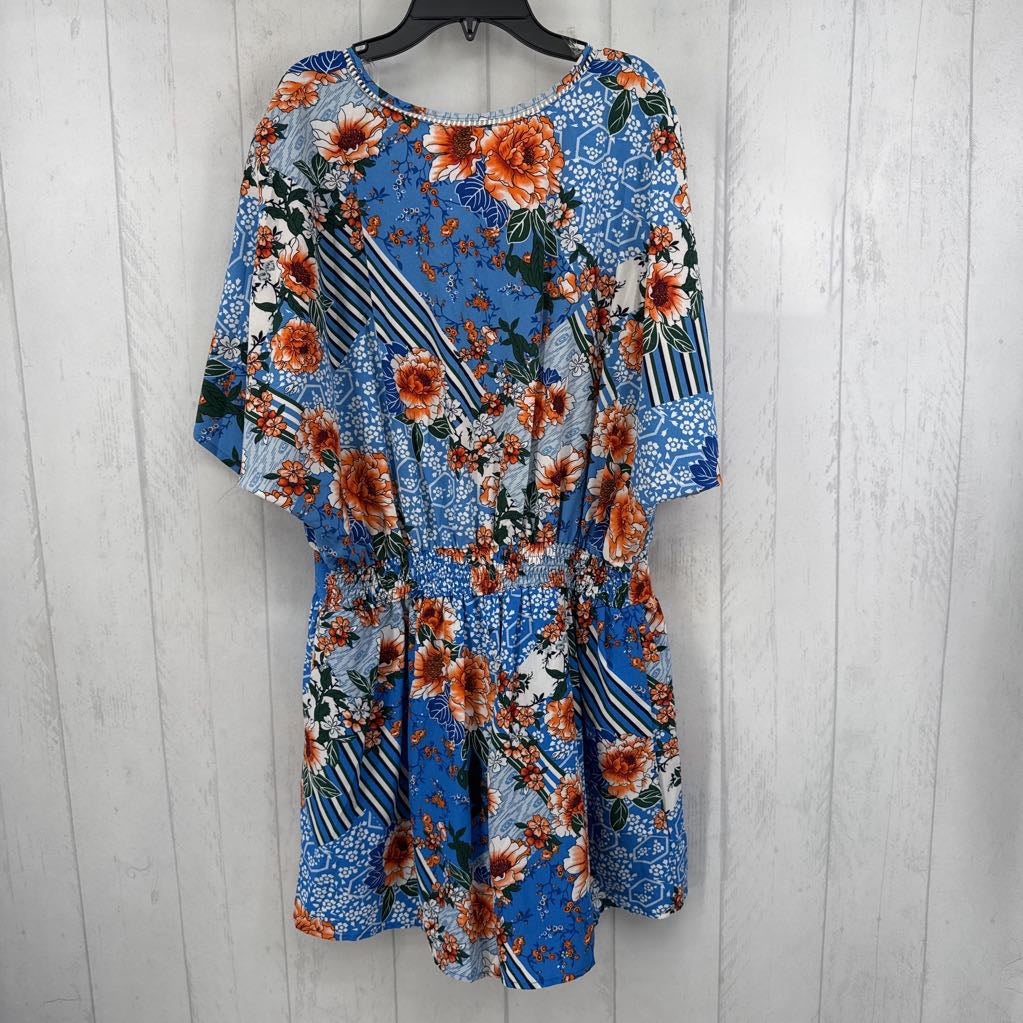 R30 L flo print s/s romper