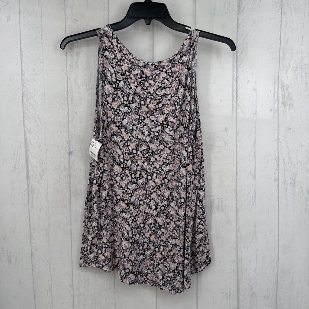 L flo print v-neck tank