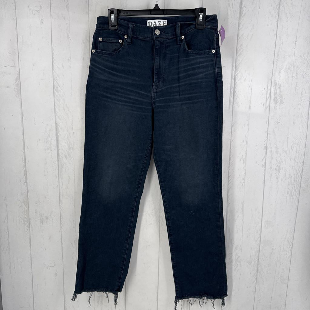 28 frayed end jeans