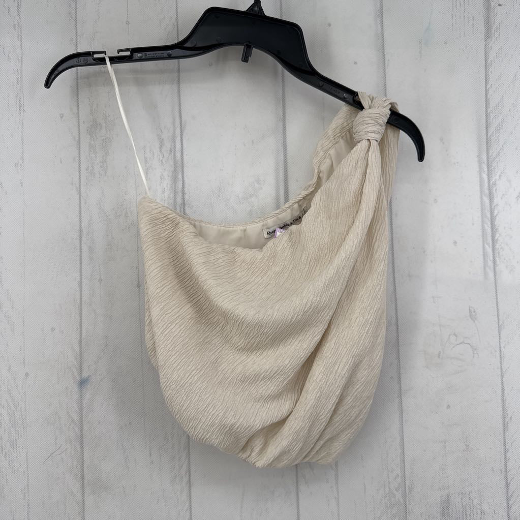 XS textured one shoulder tank