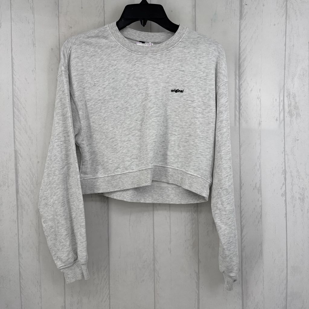 S crop crewneck sweatshirt