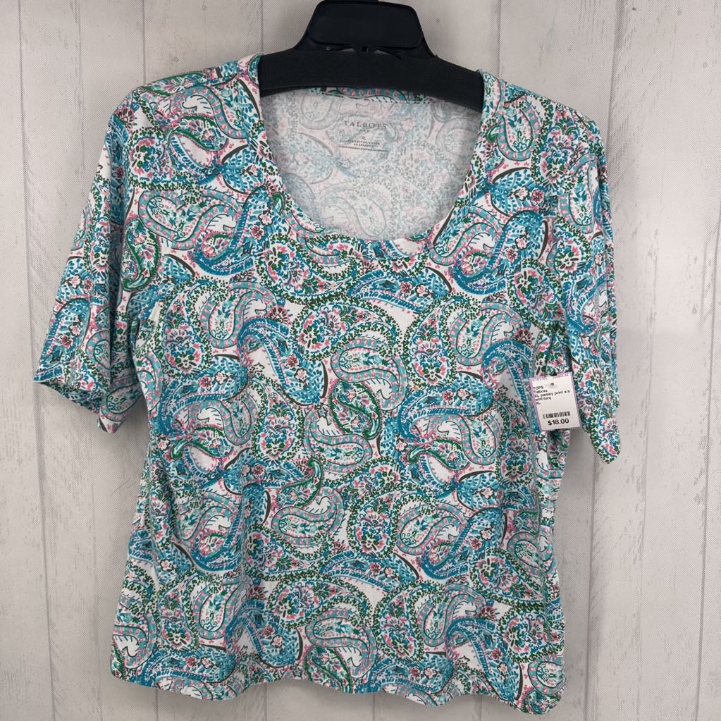 XL paisley print s/s tee