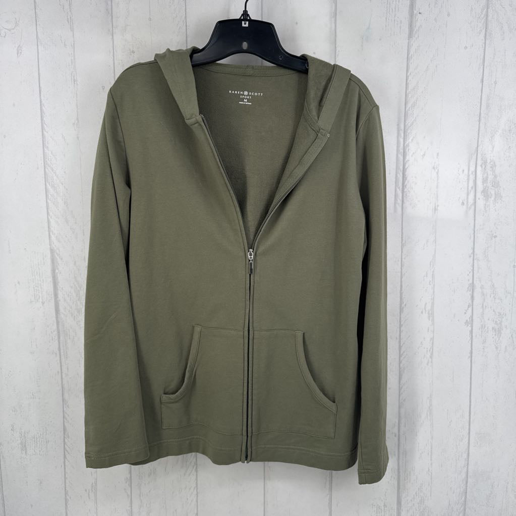 M zip-up hoodie