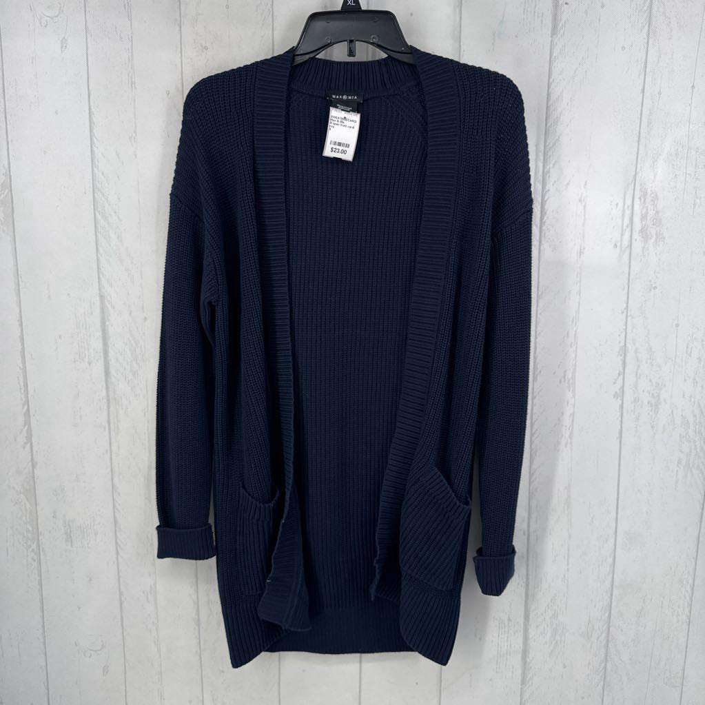 S open front cardi