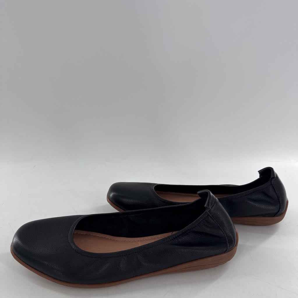 8/8.5 leather slip-on flats