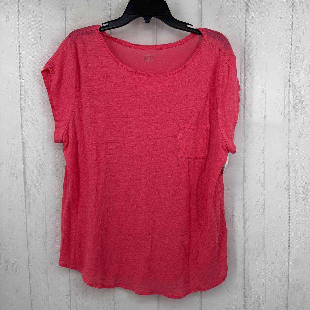 XL linen s/s tee