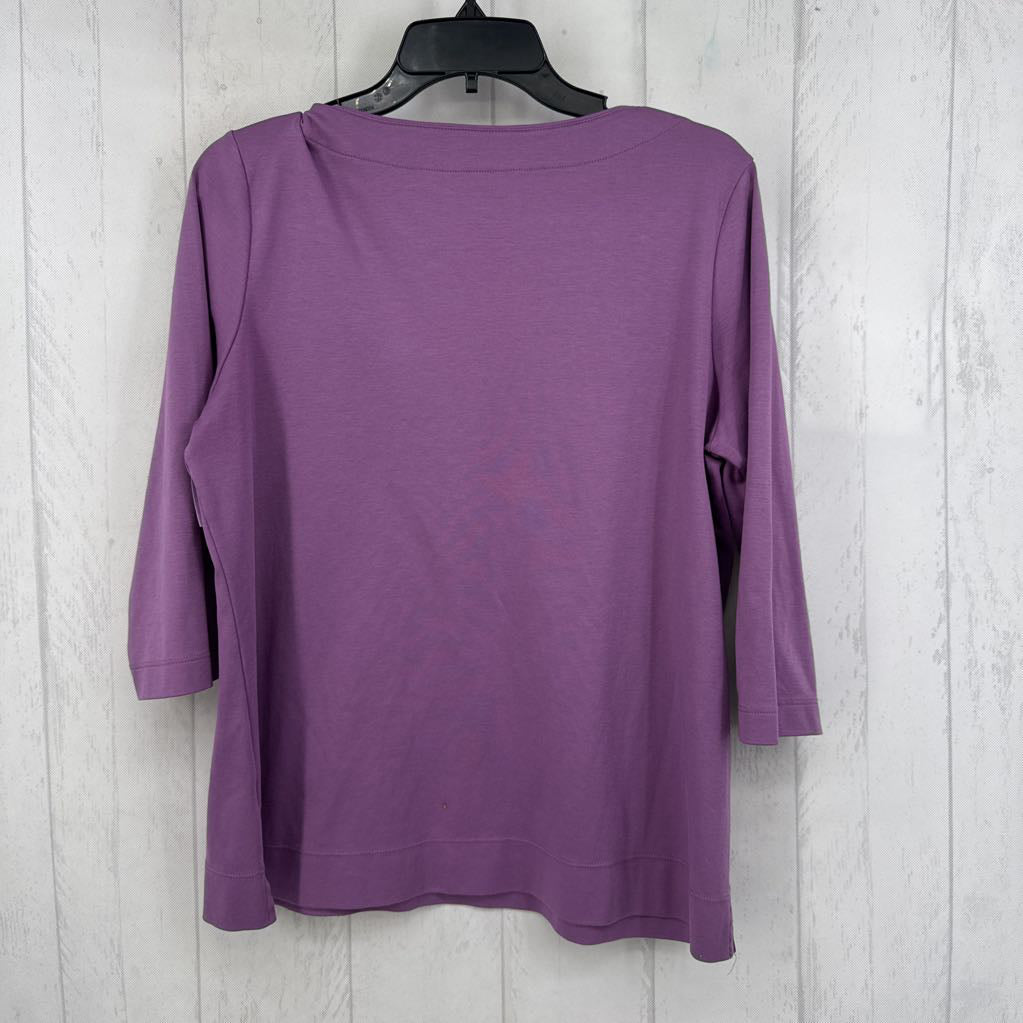 Lp split neck 3/4 slv tee