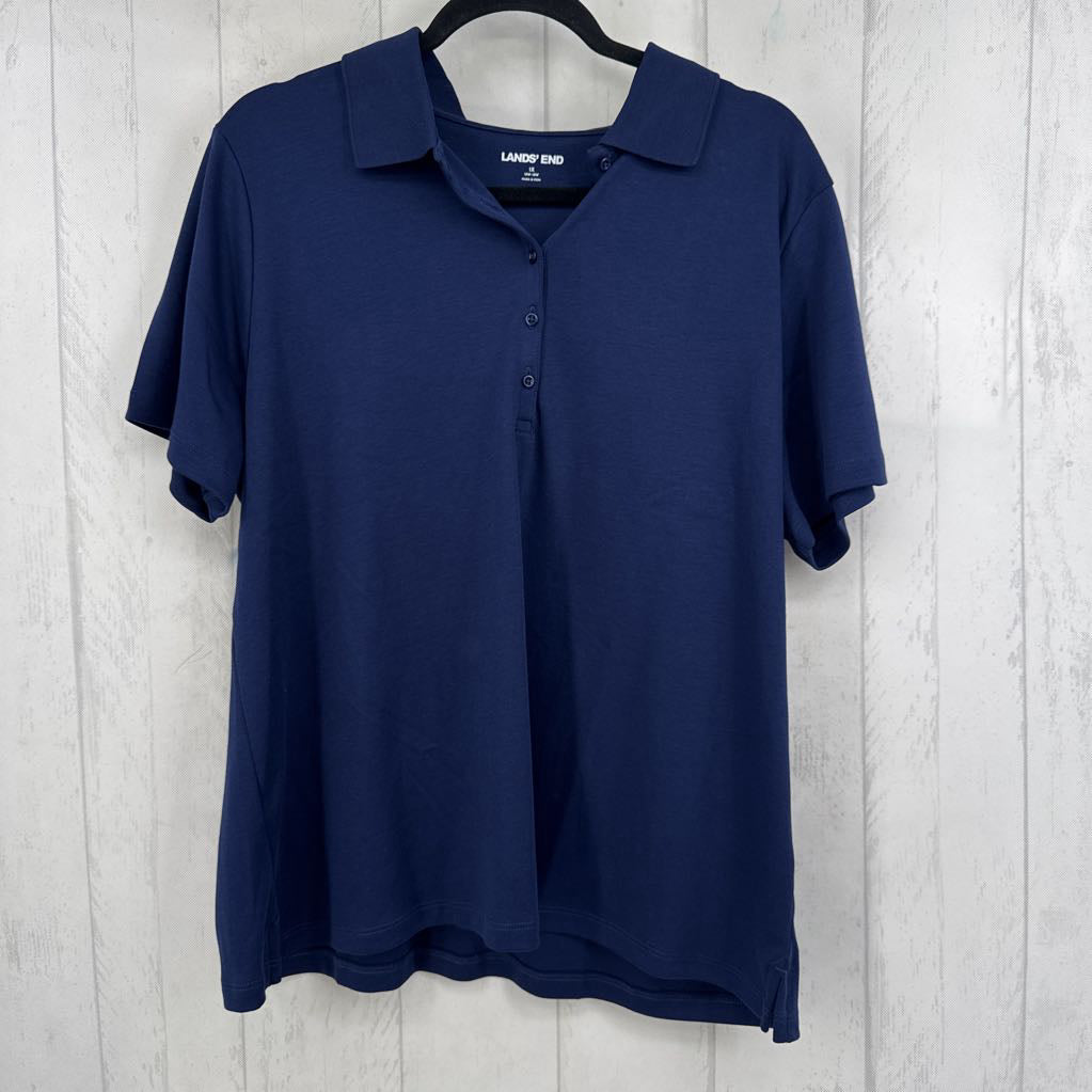 1X quarter button down s/s polo