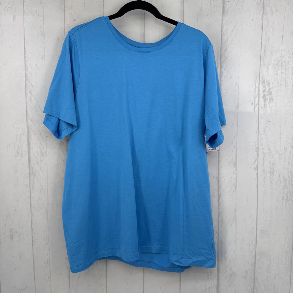 2x s/s scoop neck top