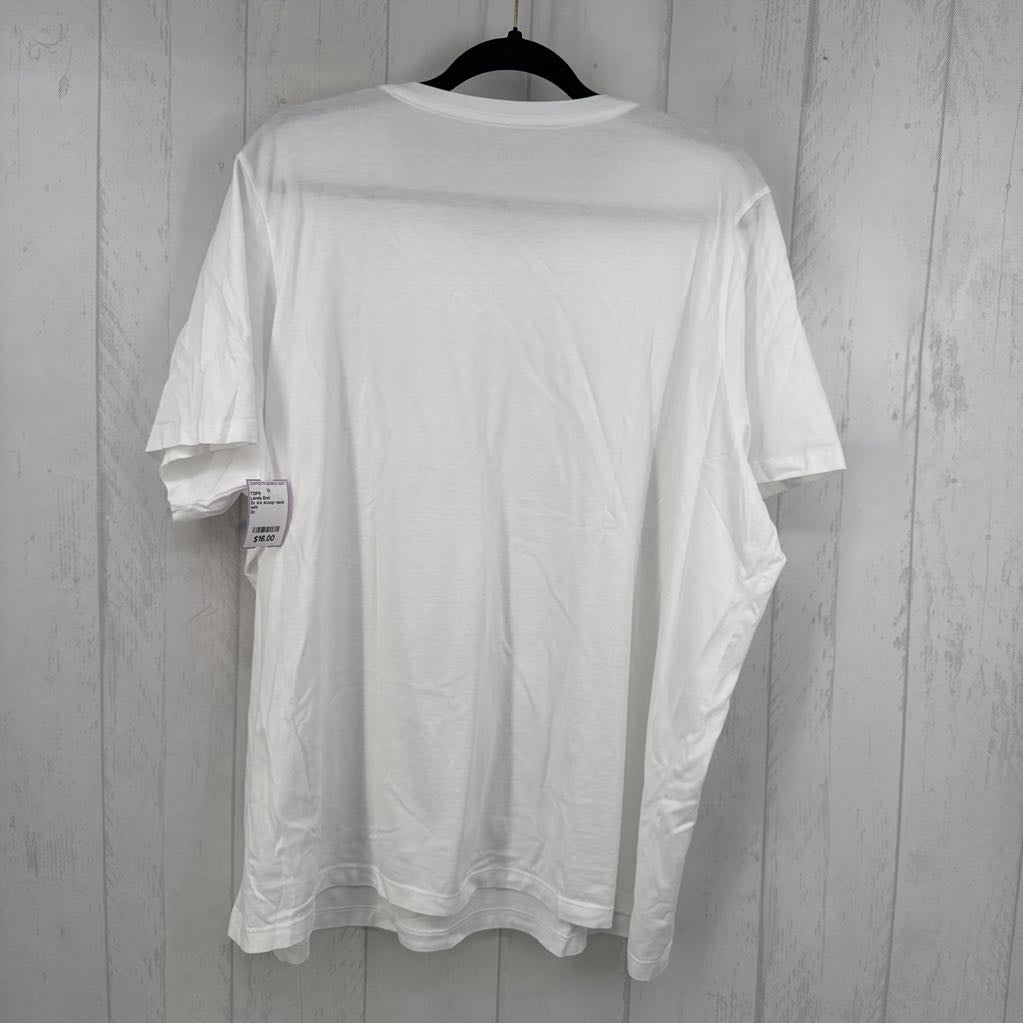 2x s/s scoop neck top