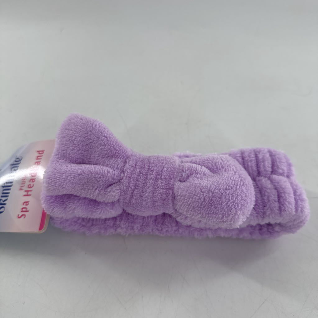 purple spa headband