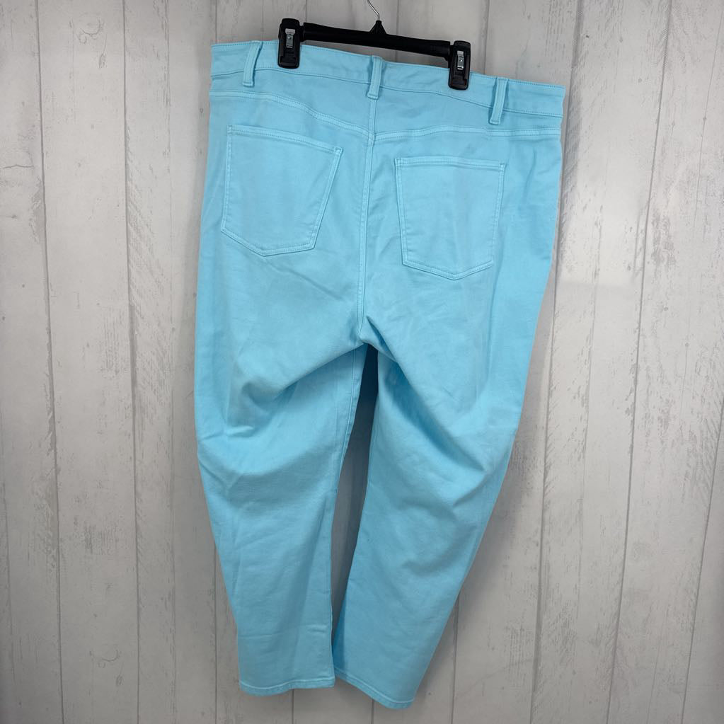 16w straight leg crop jeans