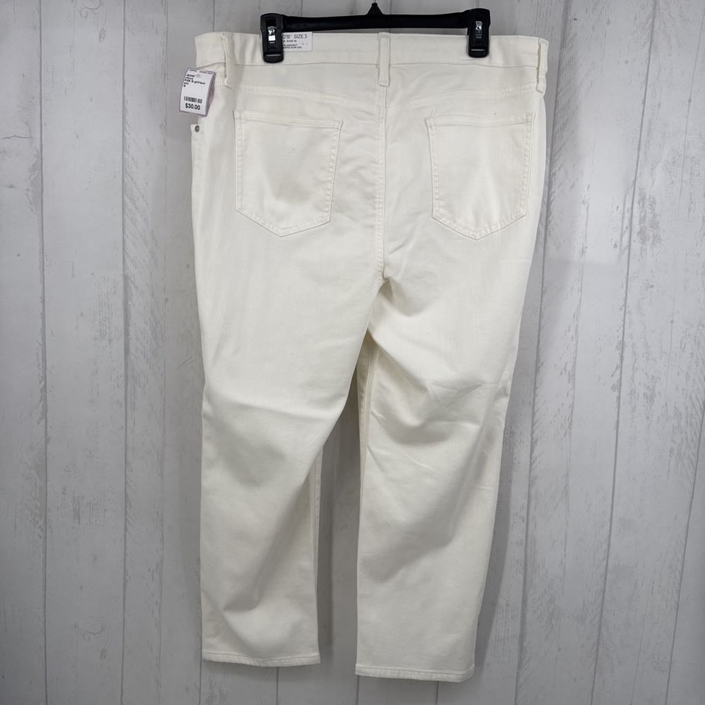 R105 16 girlfriend slim leg crop jeans