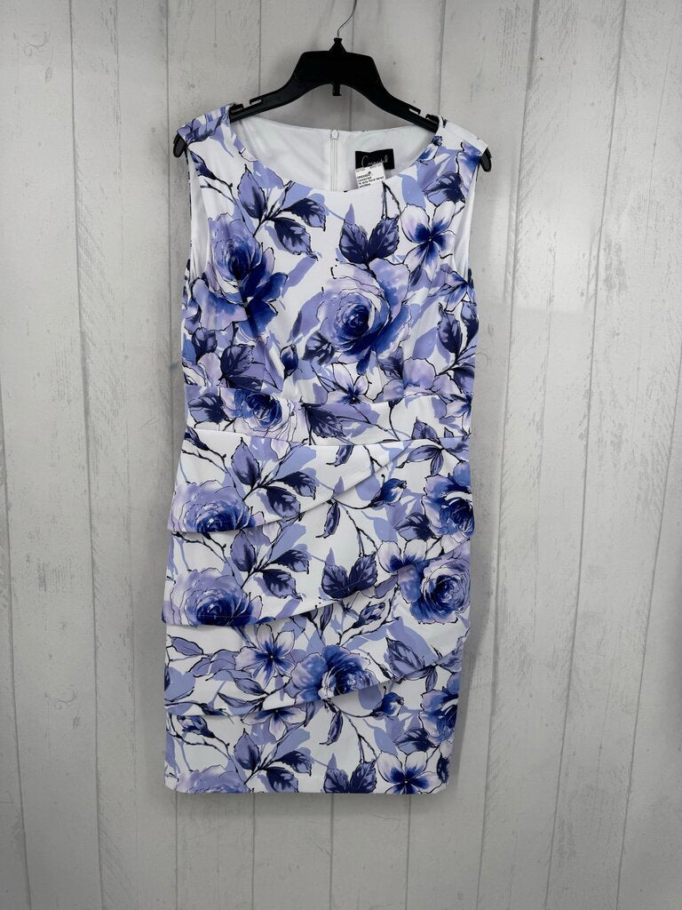 14 slvls floral tiered ruffle dress