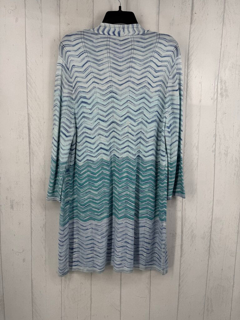 L elbow slv open cardigan