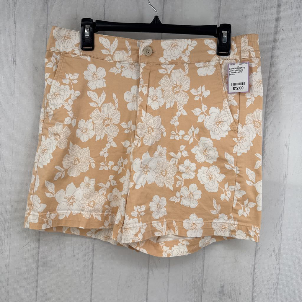 L flower print shorts