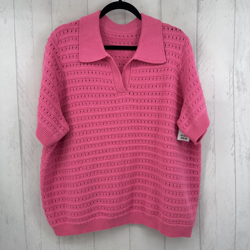 1x s/s v-neck sweater